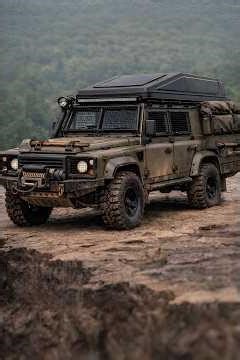 Rolling Stronghold–Defender 110–Iron Scout #automobile #postapocalyptic #wasteland #offroad #film