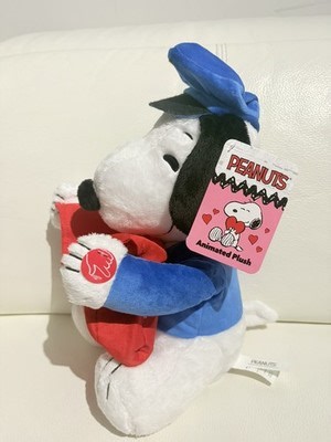 Peanuts Animated Mailman Snoopy & Woodstock Plush 11” - Valentine’s Day NWT | eBay