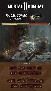 Raiden Combo Tutorial MK11 - 482.20 ⚡