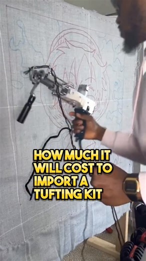 Dennis Menez on Instagram: "How much it will cost to import a tufting kit . . . #kenya #nairobi #viralreels"