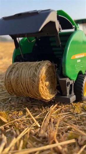 Heavy RC Tractor Round Baler Unboxing & Hay Rolling Test | Farm Machinery Toy