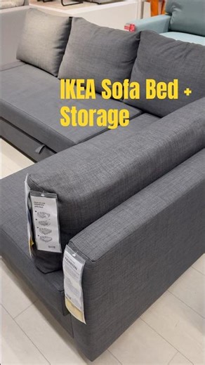 IKEA Friheten Sofa Bed — storage + sofa + bed in one! #ikea #ikeadubai #uaefurniture #Ikea finds