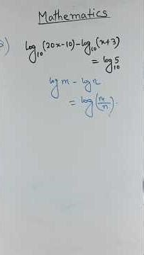 How To Solve Subtraction Low of Logarithm 🔥🤓 #maths #shorts #log #short #study #students