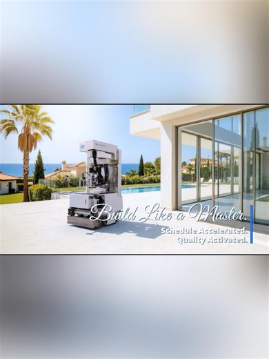 Build Like a Master | Spain🇪🇸 Master-grade tiling was a labor-intensive journey that required armies of workers and immense physical toll. Today, we are here in Spain to evolve that heritage, turning months of manual strain into a feat of robotic efficiency. The Tile Laying Robot aims to bridge the gap between traditional craft and the future, executing flawless placement with minimal manpower. By handling roughly five tiles every ten minutes with millimeter precision, we allow the modern buil