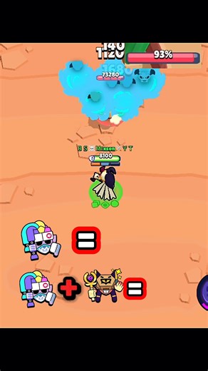 EMZ Normal vs EMZ + Finx Super Damage Test! 💥 | Brawl Stars Experiment"🤯🔥#brawlstars #viralgameplay