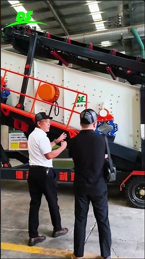 Mobile Screening Plant for Soil Sand & Waste Separation #soilscreening #movablescreeningplant