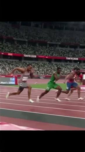 東京オリンピック100m決勝サイドカメラ ドグラス視点