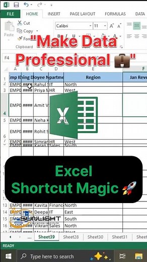 Excel AutoFit Shortcut | Adjust Row & Column Instantly (Professional Data)
