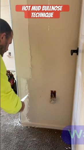 Coating Bullnose with Hot Mud — Pro Drywall Method