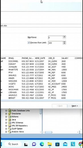How To Import The Data in SQL Developer #shorts By MahiIt