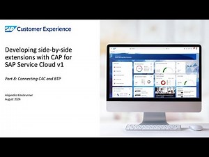 Video Series - Part 8 - Connecting C4C and BTP