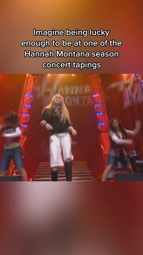 Hannah Montana Concert Taping 2000s Nostalgia Live Performance