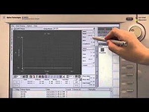Oscilloscope view for the pulsed IV measurement verification and optimization [EasyEXPERT PACT#41]