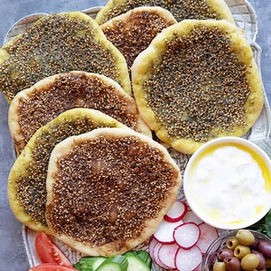 Zaatar Manakish (Manakeesh)