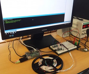 RGB LED Strip Controlled by Voice