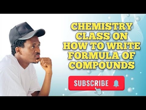 How to Write Chemical Formula For Compounds 