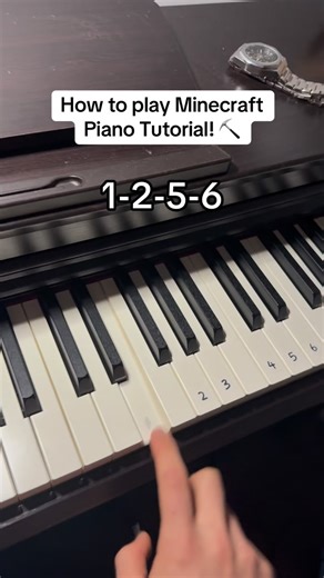 OM’s Piano on Instagram: "Minecraft - Piano Tutorial 🎹❤️‍🩹"