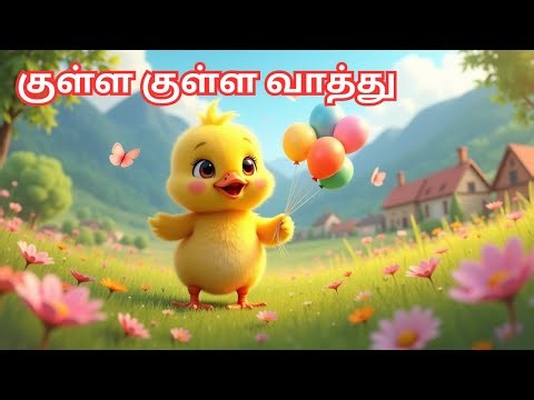 குள்ள குள்ள வாத்து | Tamil Kids Song | Cute Duck Song | குழந்தைகள் பாடல் | Brainy Kids Tamil