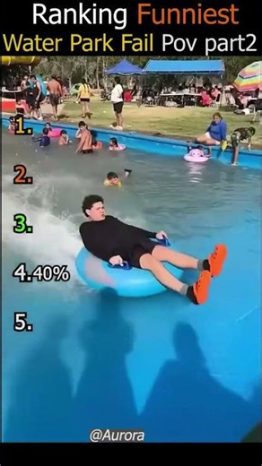 Ranking funniest Water park Fail POV Moments