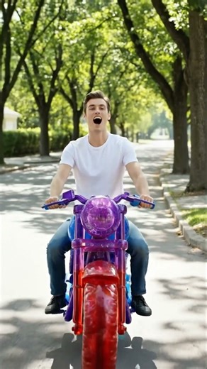 👉 I Rode a Jelly Motorcycle… This Felt Unreal 😱