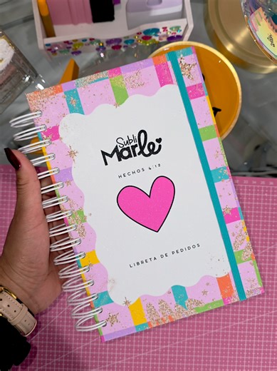 Libreta de pedidos... incluye personalizado de portada con tu logo 🩷✨️ WH: 878 145 3251 IG: lolitamonique.mx #libretaspersonalizadas #pedidos #emprendedora #lolitamonique #libretas