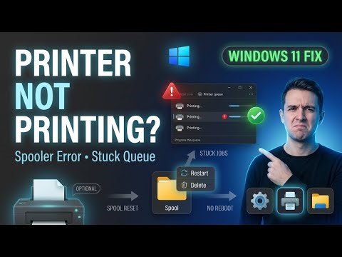 Fix Printer Spooler Errors & Stuck Print Jobs on Windows 11