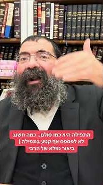 התפילה היא כמו סולם.. כמה חשוב לא לפספס אף קטע בתפילה | ביאור נפלא של הרבי | הרב מיכאל טייב