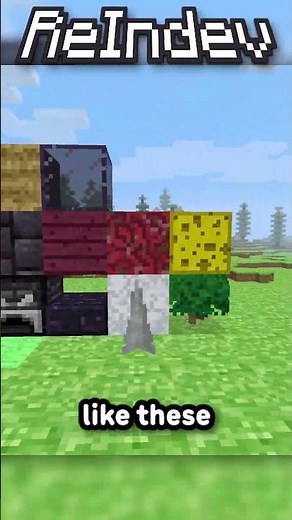 this mod is for minecraft indev #minecraft #minecraftbeta #shorts
