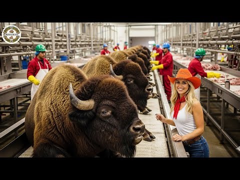 How Texas Farmers Raise & Process Millions of Bison – Inside U.S. Industry Worth $100 Million