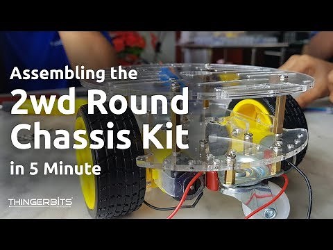 Assemble a 2WD Round Smart Car Chassis Kit