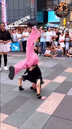 Crazy Street Dance Moves 😱 Crowd Shocked! | #shorts #streetdance #streetstunts