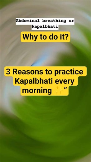why to do kapalbhati?