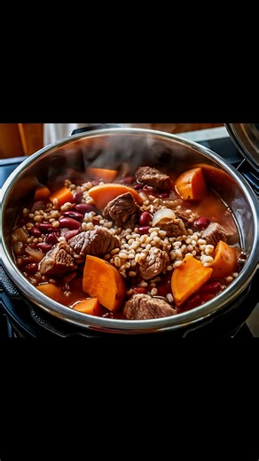 CHOLENT El Cholent es un guiso tradicional judía que se cocina a fuego lento durante generalmente durante la noche y se come para el almuerzo en Shabat (el sábado). El Cholent, la Adafina y el Hamim se cocina de esta forma para cumplir con las leyes judías que prohíben que cocinan en el día de reposo. La olla se pone a hervir el viernes antes de que comience Shabat y se mantiene en una placa, o en horno a fuego muy lento o olla eléctrica de cocción lenta hasta el día siguiente. Esta receta es mu