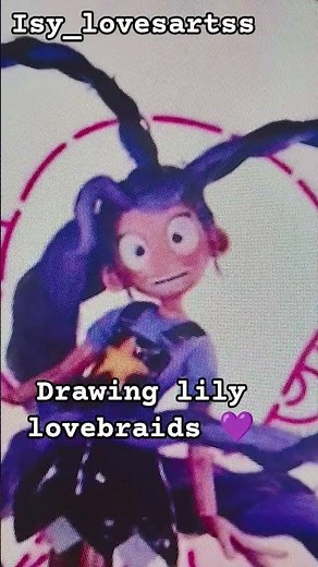 showing yall my art of lily lovebraids #lilypoppyplaytime #art#shorts#butifyoucloseyoureye #dontflop
