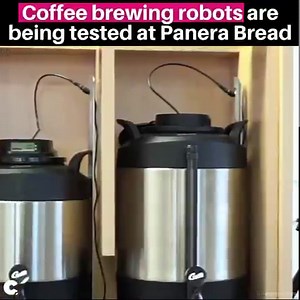 5.9K views | More robots are brewing. Panera Bread is testing Miso Robotics' automated coffee brewing robots. The CookRight Coffee system aims to help the chain, as they double down on its drink subscription program for coffee and tea. The automation trend has made Miso Robotics popular with a number of fast food chains already, including Chipotle, White Castle, and Inspire Brands. | cheddar news | Facebook