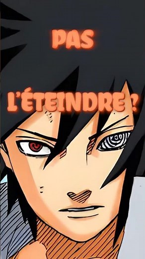 Sasuke ne peut PAS ÉTEINDRE son Rinnegan ? #narutoshippuden #anime