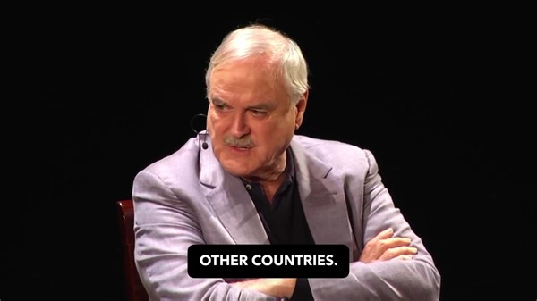 2M views · 44K reactions | Why do they call it the World Series if all the teams are from the same country? ⚾️ A word on cricket and American Sports with John Hodgman. | John Cleese | Facebook