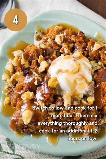 🤯🍰🎃 Just three ingredients stand between you and the coziest dessert of the season. Yes, really! Toss them in the slow cooker and walk away. Get the 3-ingredient miracle recipe! 👉 https://dizzybusyandhungry.com/3-ingredient-crock-pot-pumpkin-cake/ | Dizzy Busy and Hungry