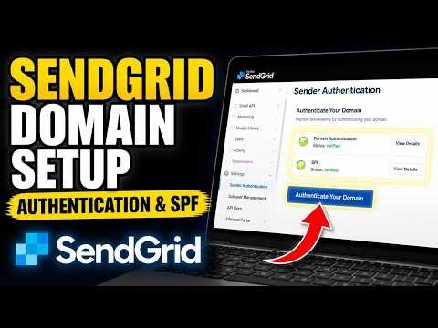 How to configure SendGrid for domain authentication and SPF - Step By Step