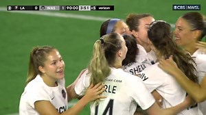 That's goal number 🖐️ for Ashley Hatch this season, and the Spirit take a late lead! | National Women's Soccer League