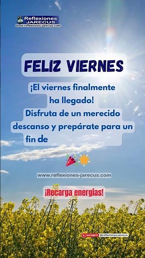🌟 Feliz de viernes 🌟 | Prepárate para un Fin de Semana Increíble 🎉