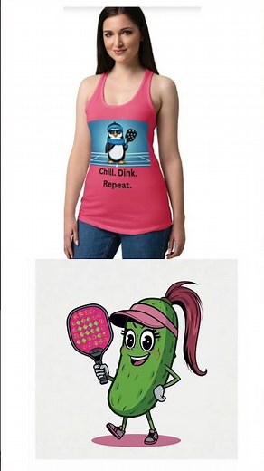 This Pickleball Shirt Makes Me Look Like a Pro (Or a Penguin) #pickleballshirts