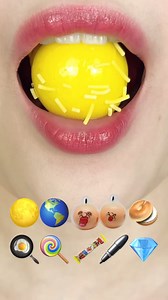 693K views · 13K reactions | asmr EMOJI FOOD BALL JELLY GUMMY SNACKS 說️ 이모지 먹방 eating sounds #ASMR #RAINBOW #FOOD #EATING #KOREAN #MUKBANG #EMOJI #SOUND | 문 Moon ASMR | Facebook