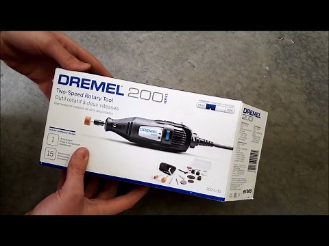 Dremel 200 Series UnBoxing, Test, and Review