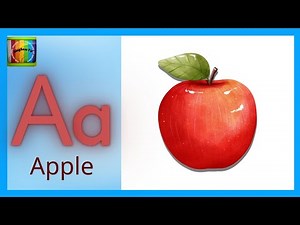 A for Apple, Aa song ( lowercase) & (Uppercase)phonics for kids, learn ABC phonics for kindergarten