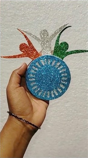 Diy a republic day batch craft ideas/#shortsfeed #republicday
