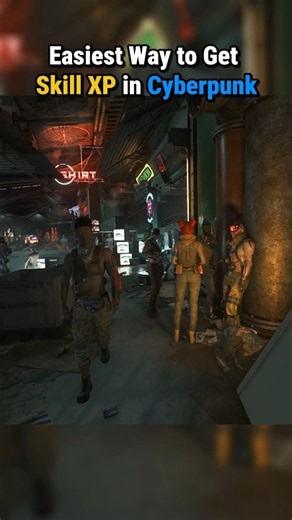 Easiest Way To Get Skill XP in Cyberpunk 2077 #cyberpunk #shorts