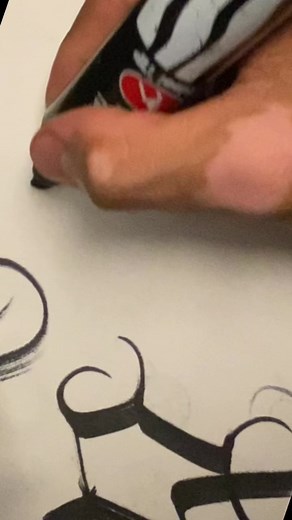 Haciendo letras tipo trajan #letters #letras #lettering #letters #tipografia #caligrafia | DR.DCR