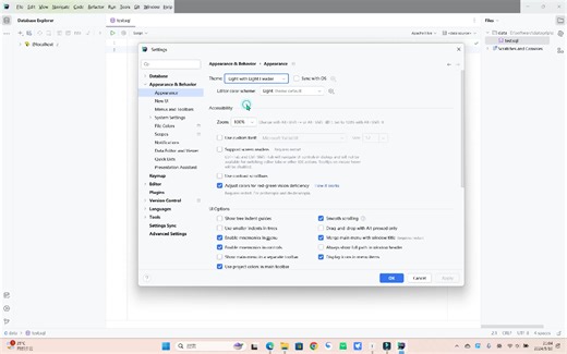 datagrip-两大主题风格设置