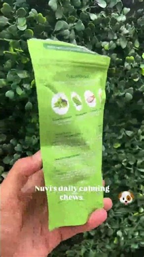 Thunderstorms, car rides, or time alone? 😬 Nuvi’s Calming Chews help anxious pups feel calm and